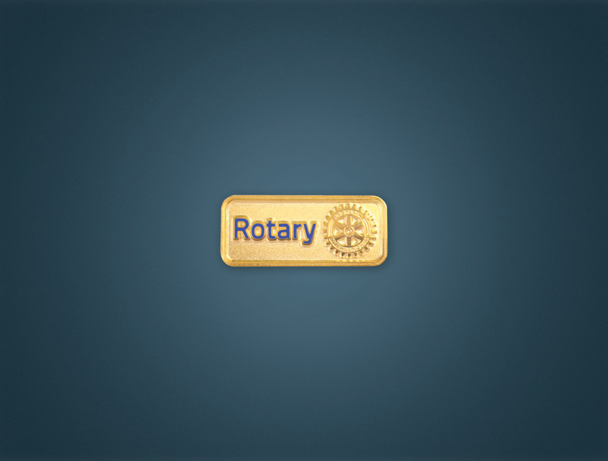 Gold Rotary Masterbrand Member Pin