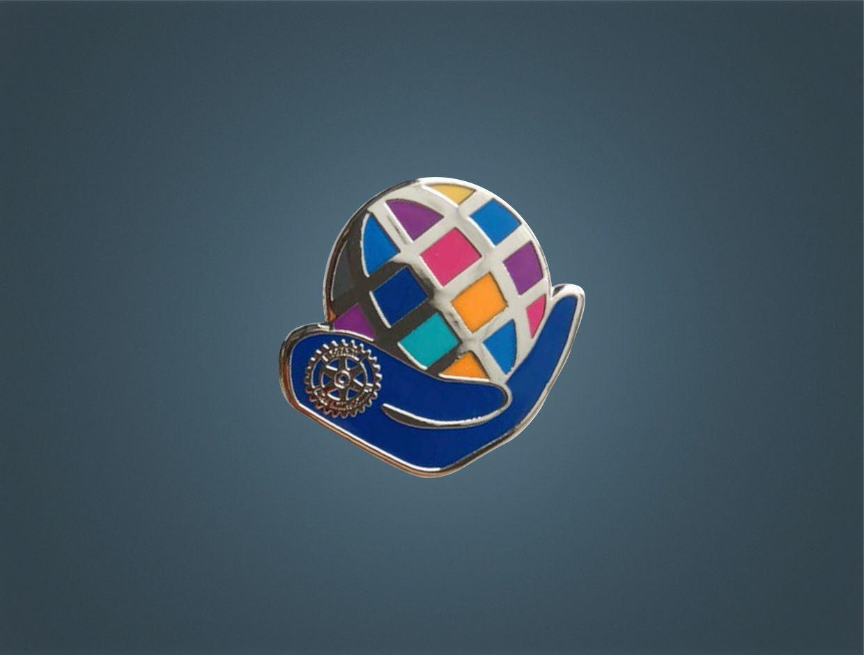 Rotary Theme 2021-22 Silver Member Pin