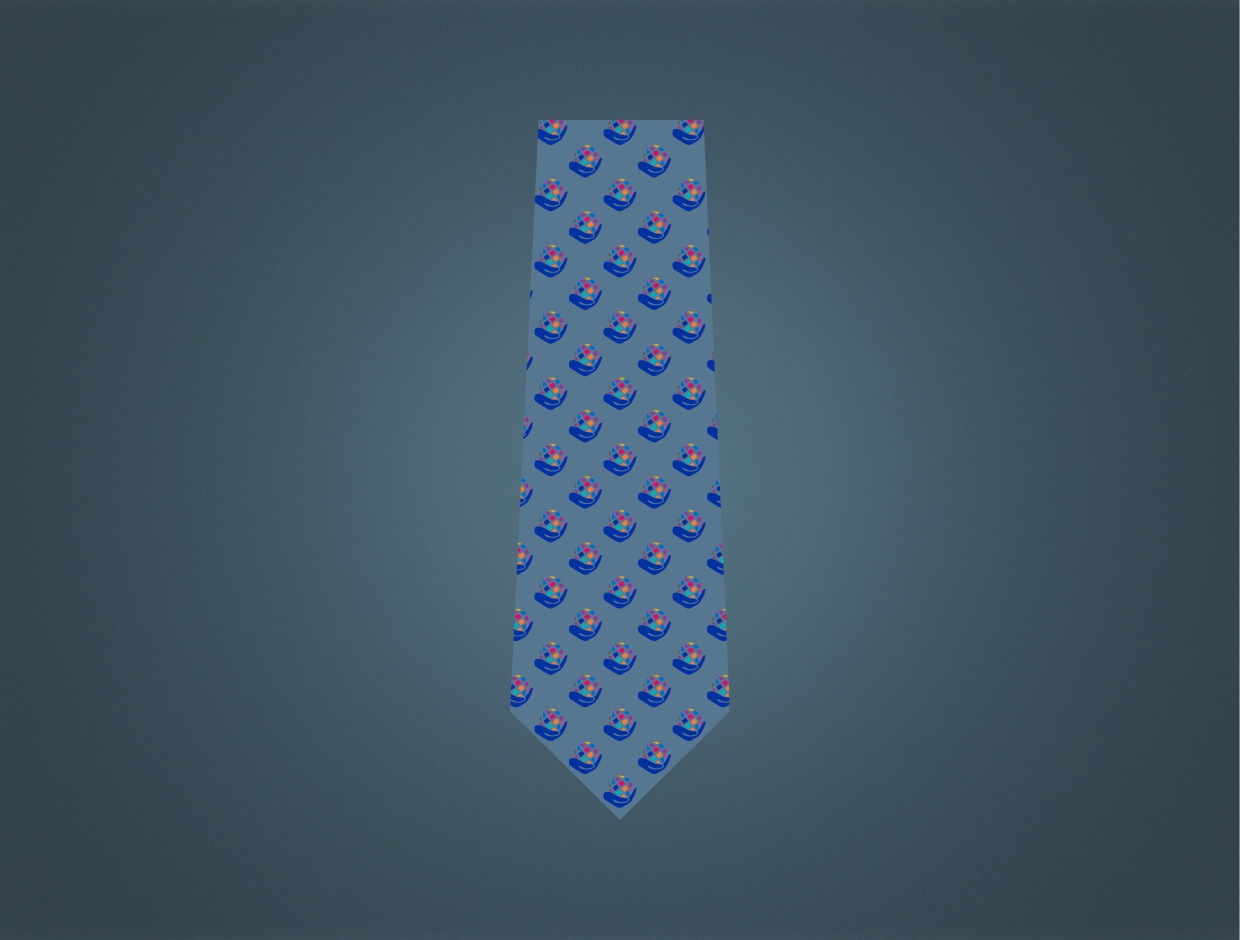 Rotary Theme 2021-22 Silk Printed Tie