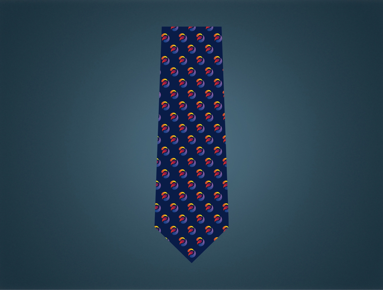 Rotary Theme 2023-24 Silk Printed Tie