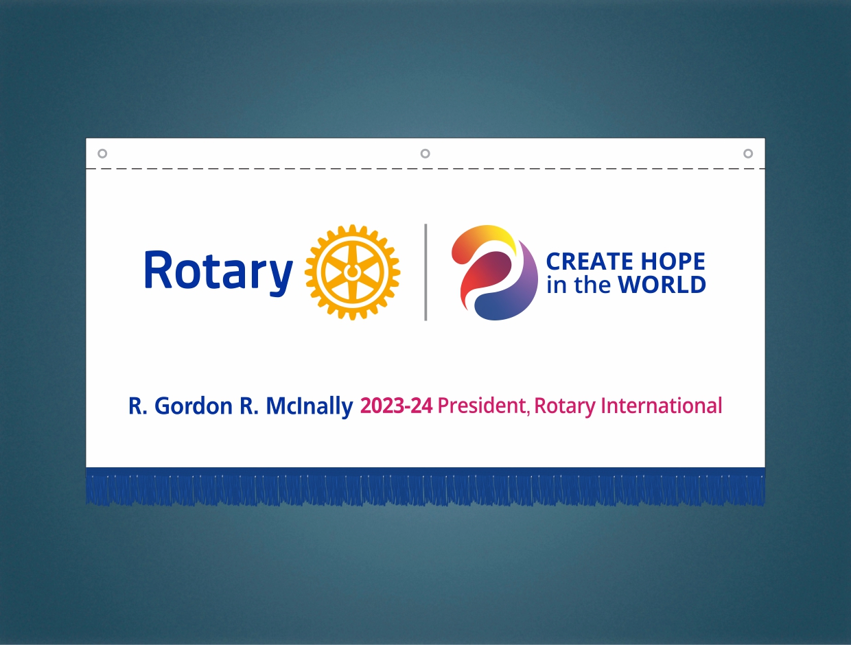 Rotary Theme 2023-24 Welcome Banner