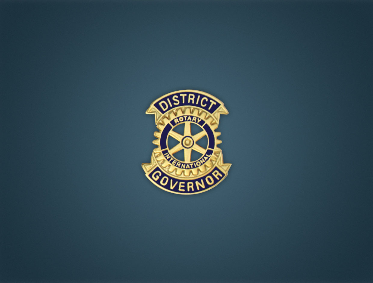 Rotary District Governor Lapel Pin