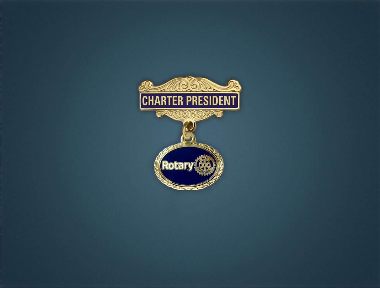 Rotary Charter Designation Lapel Pin