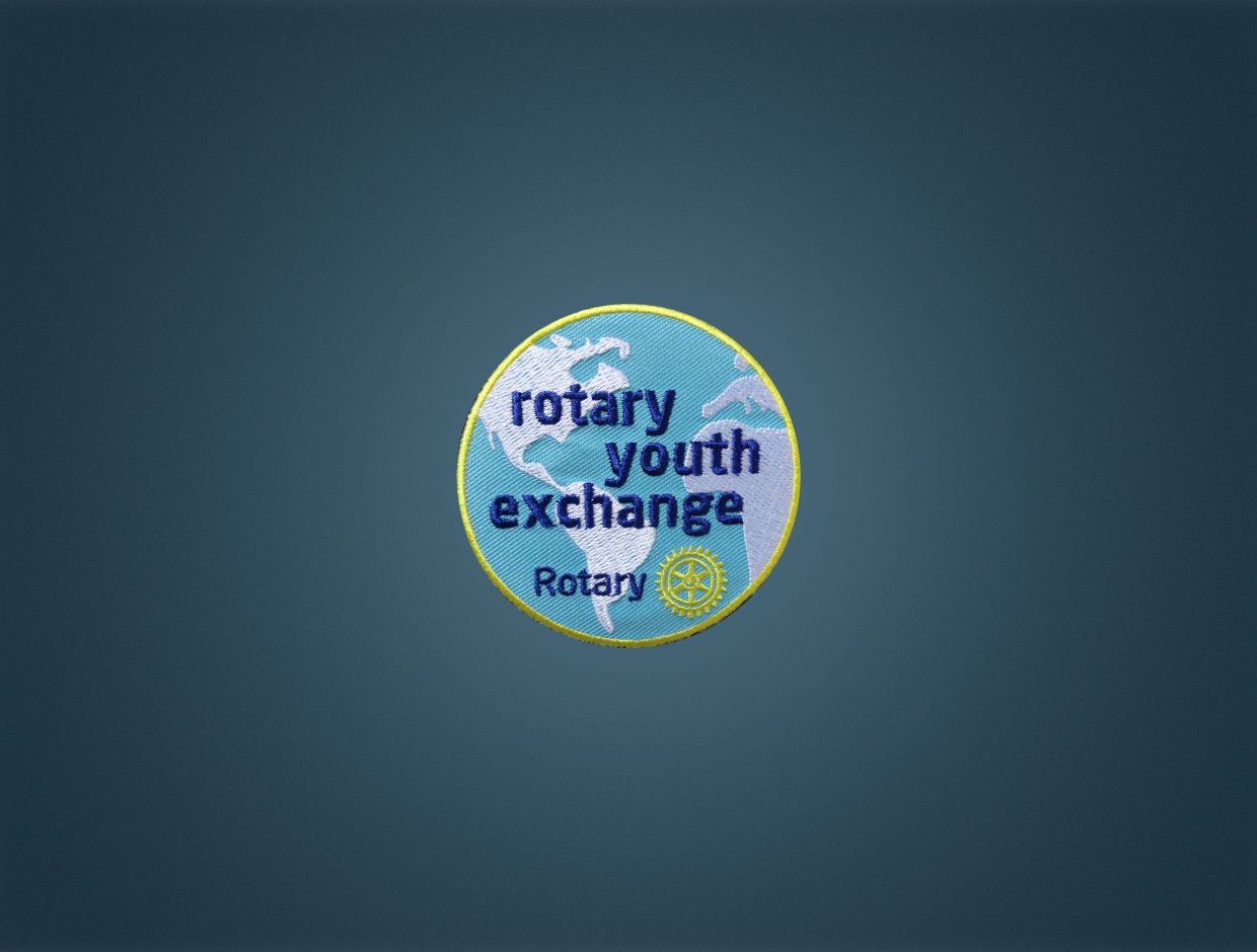 Rotary Youth Exchange - Iron On Badge