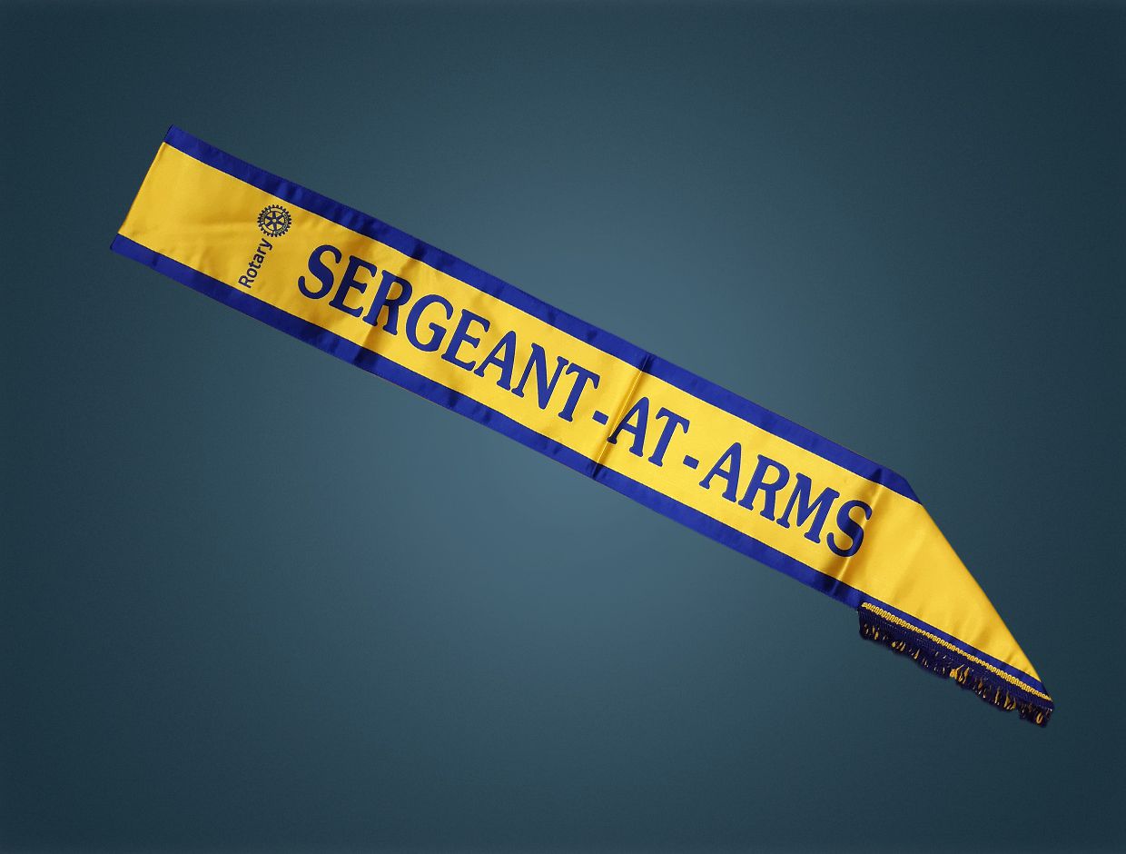 Rotary Sergeant Sash
