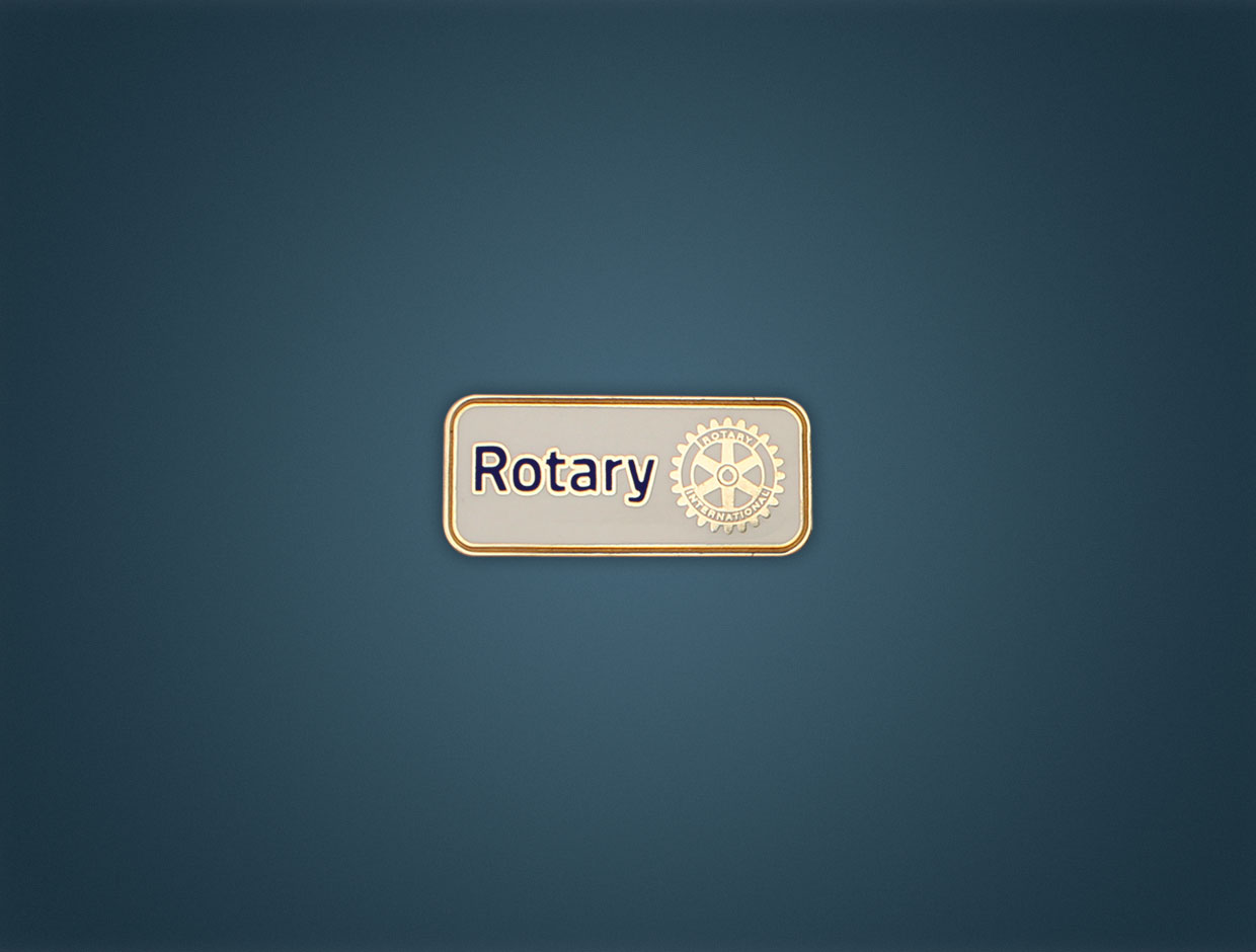 White Rotary Masterbrand Member Pin