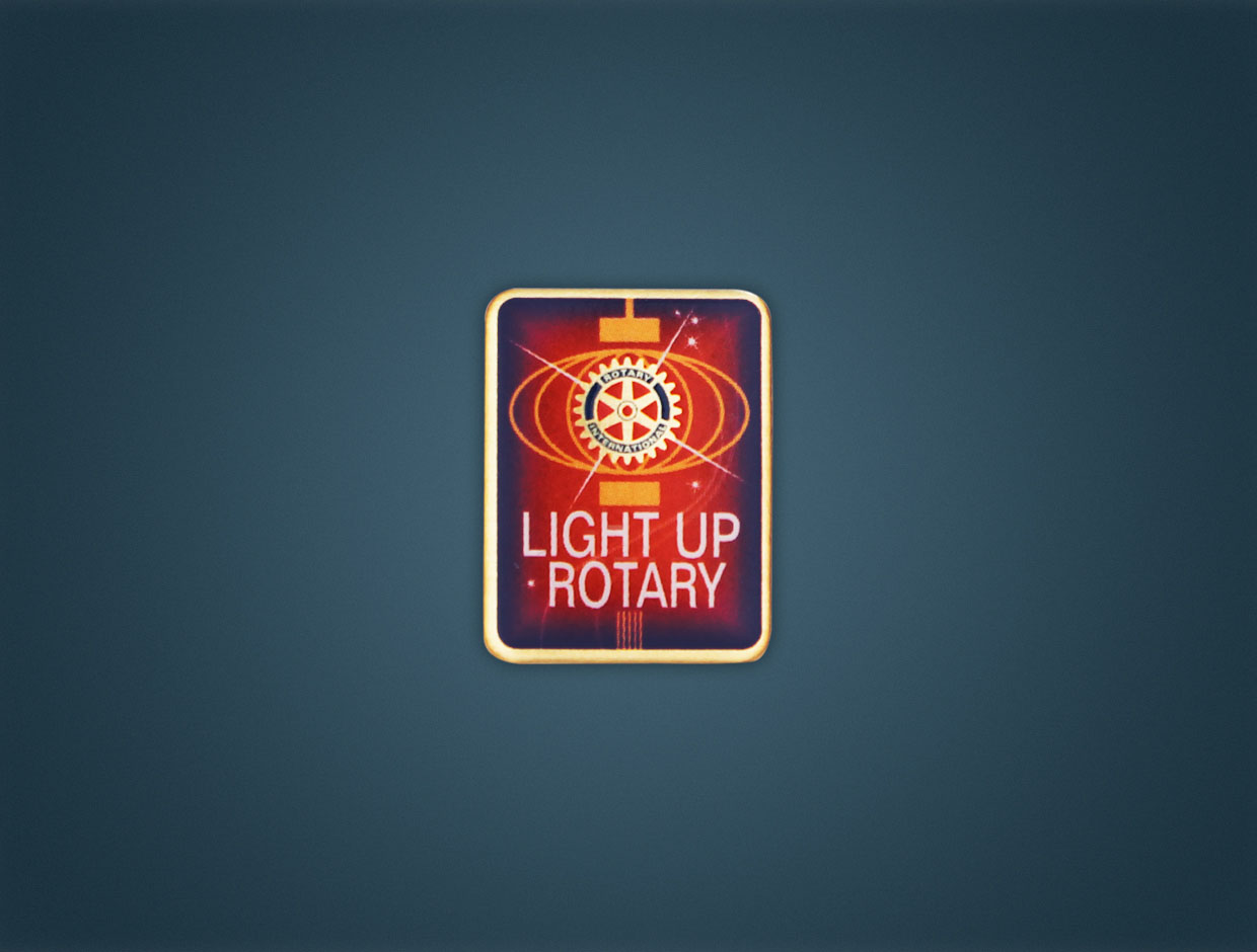 Rotary 2014 Theme Lapel Pin