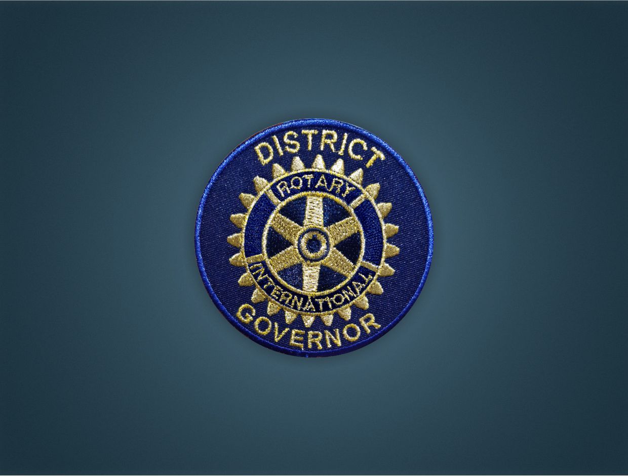 Rotary District Designation - Iron On Badge