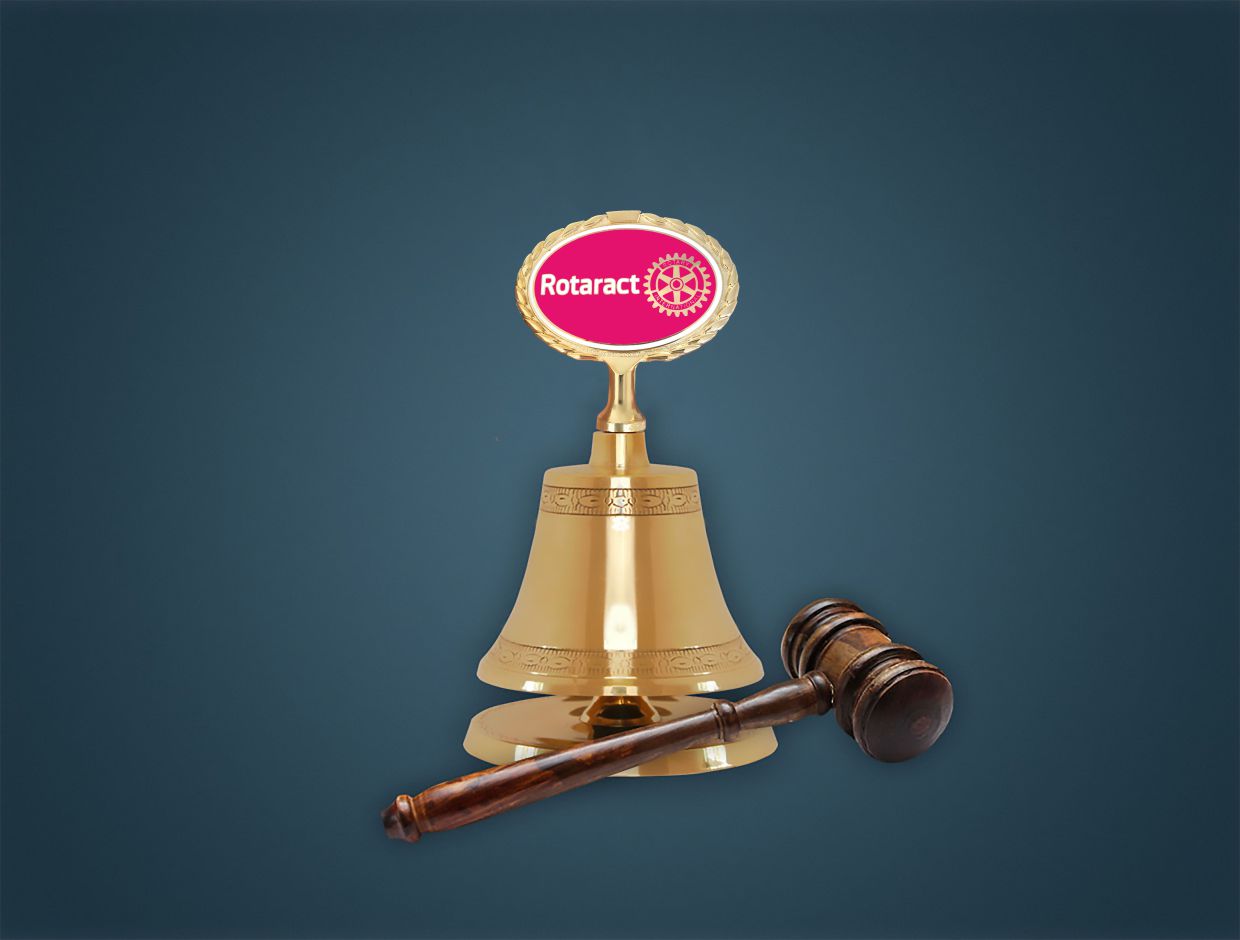 Rotaract Gong & Gavel Set
